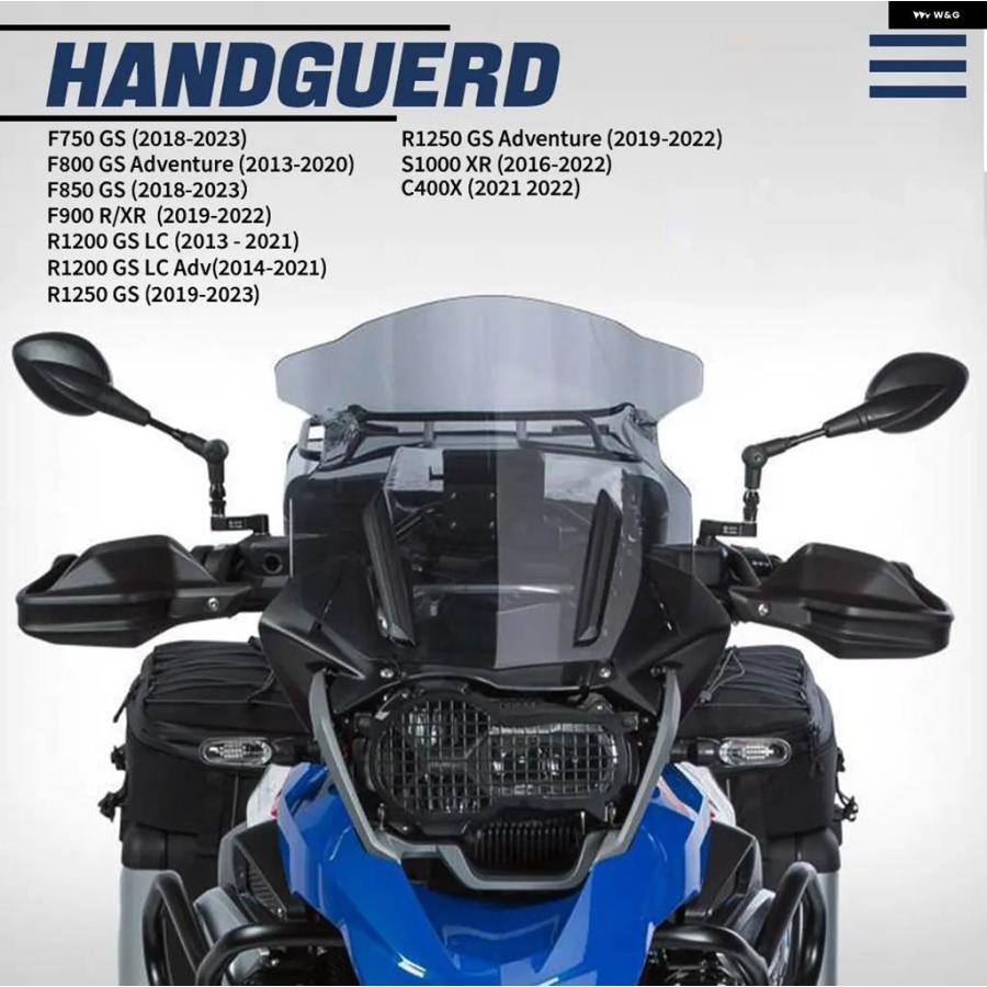 並行輸入品オートバイ ハンドガード BMW R NINET R9T R NINE T PURE SCRAMBLER RACER URBAN G/S 2018-2023 ハンドルバー ハンドガード ハンドル