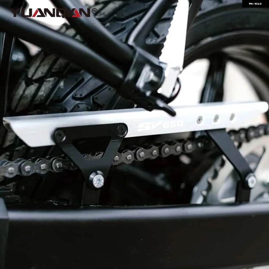 並行輸入品スズキ SV650 ABS SV650X 2017-2018 - 21台 オートバイ リア スプロケット ガード チェーン カバー プロテクター プレート パーツ SV650 X