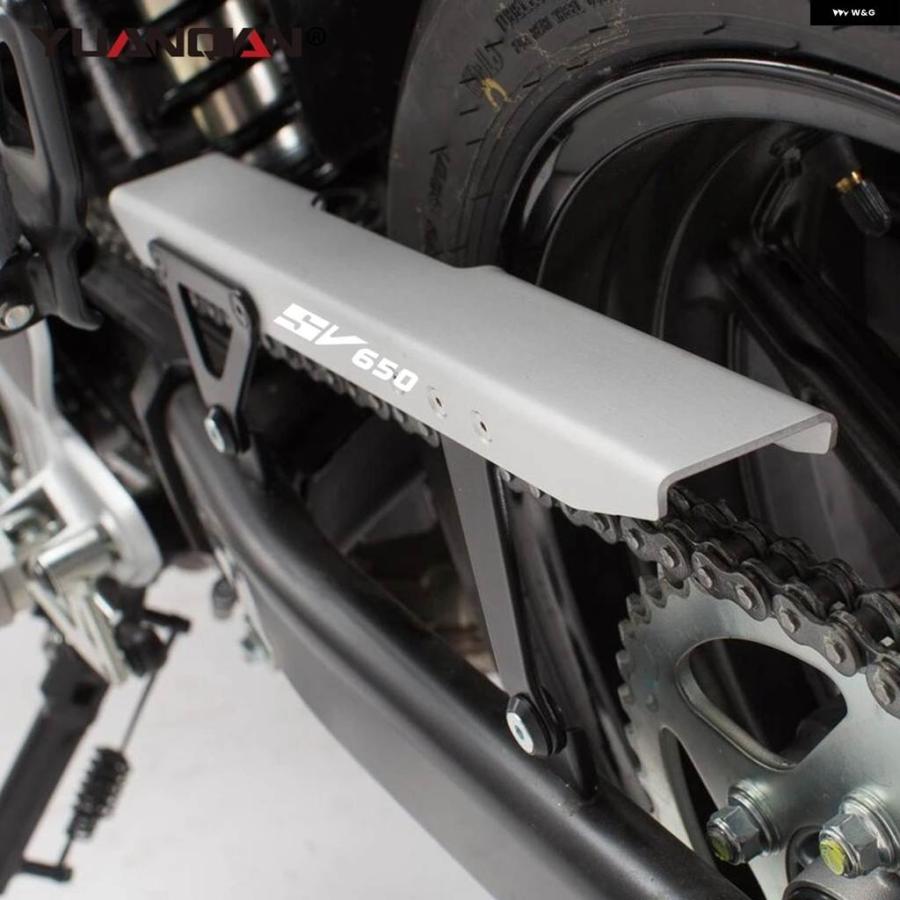 並行輸入品スズキ SV650 ABS SV650X 2017-2018 - 21台 オートバイ リア スプロケット ガード チェーン カバー プロテクター プレート パーツ SV650 X