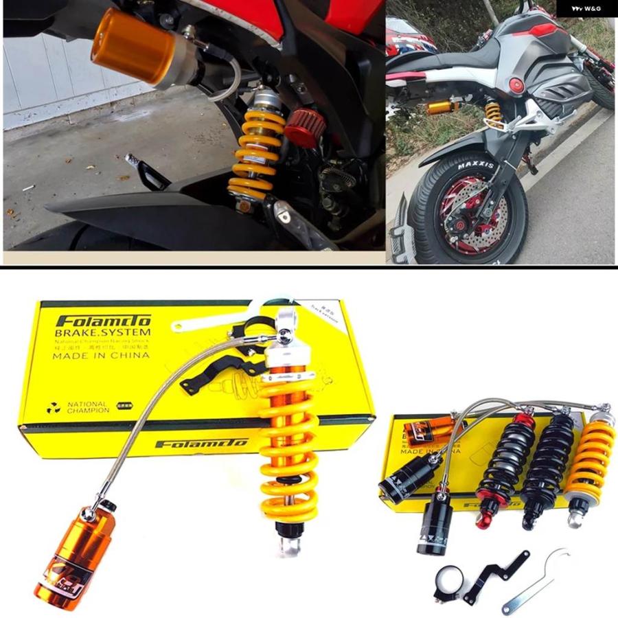 並行輸入品235/265/285MM バイク 可変ダンピング中央リアショック アブソーバー ヤマハ ホンダ MSX125 M3 BENELLI TNT125 Z125_12