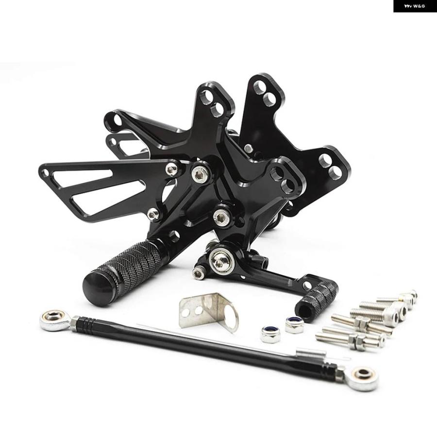 並行輸入品CNC オートバイ フットレスト リアセット フットペグ カワサキ ZX-10R用 2011年2012年2014年 - 2024年19月