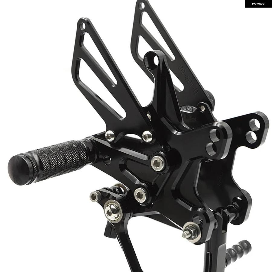 並行輸入品CNC オートバイ フットレスト リアセット フットペグ カワサキ ZX-10R用 2011年2012年2014年 - 2024年19月