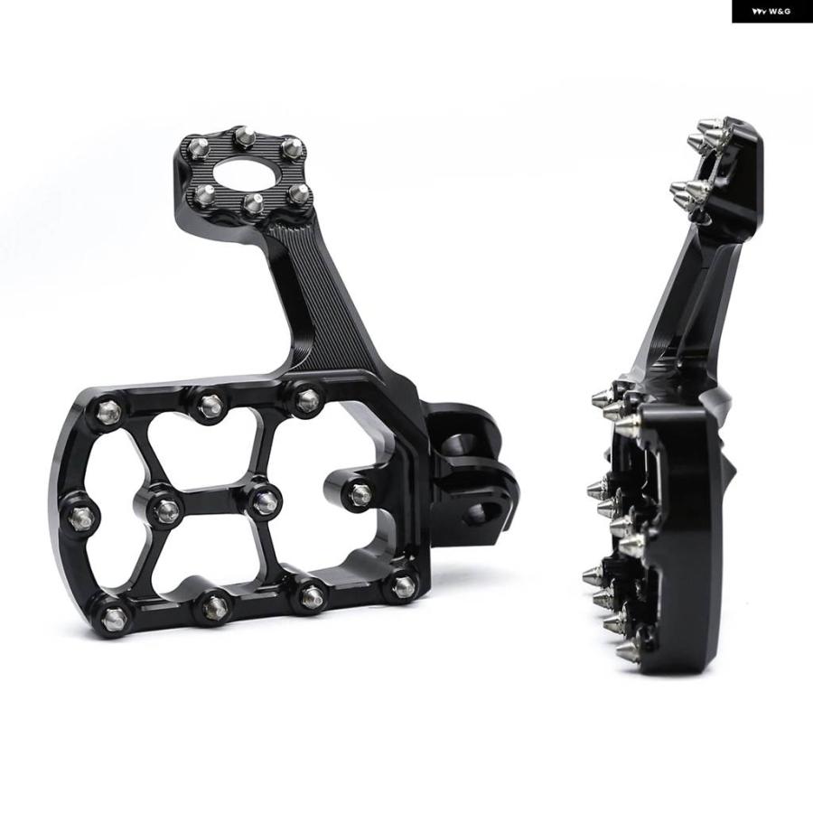 並行輸入品HUSQVARNA 701 エンデューロ スーパーモト 2016-2023 / NORDEN 901 2022-2023 CNCアルミエクステンダー フットレスト フットペグ ペダル用_3