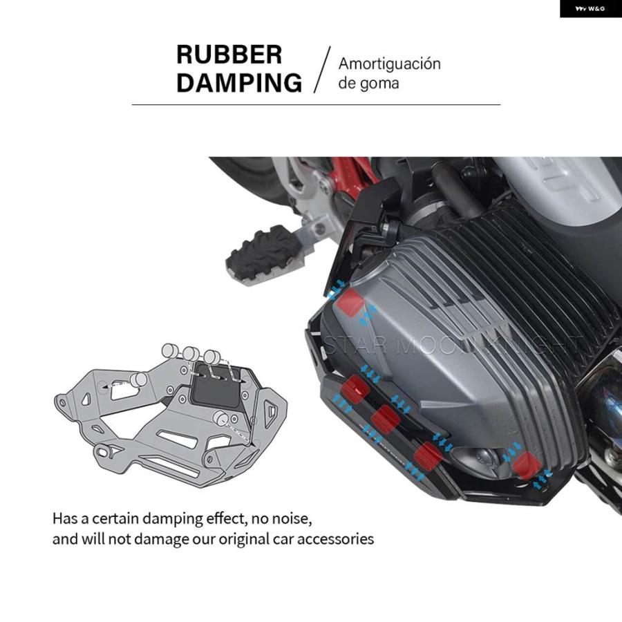 並行輸入品BMW RNINET ピュア RナインT スクランブラー 2020 2021 2022 - エンジン ガード プロテクター カバー_13