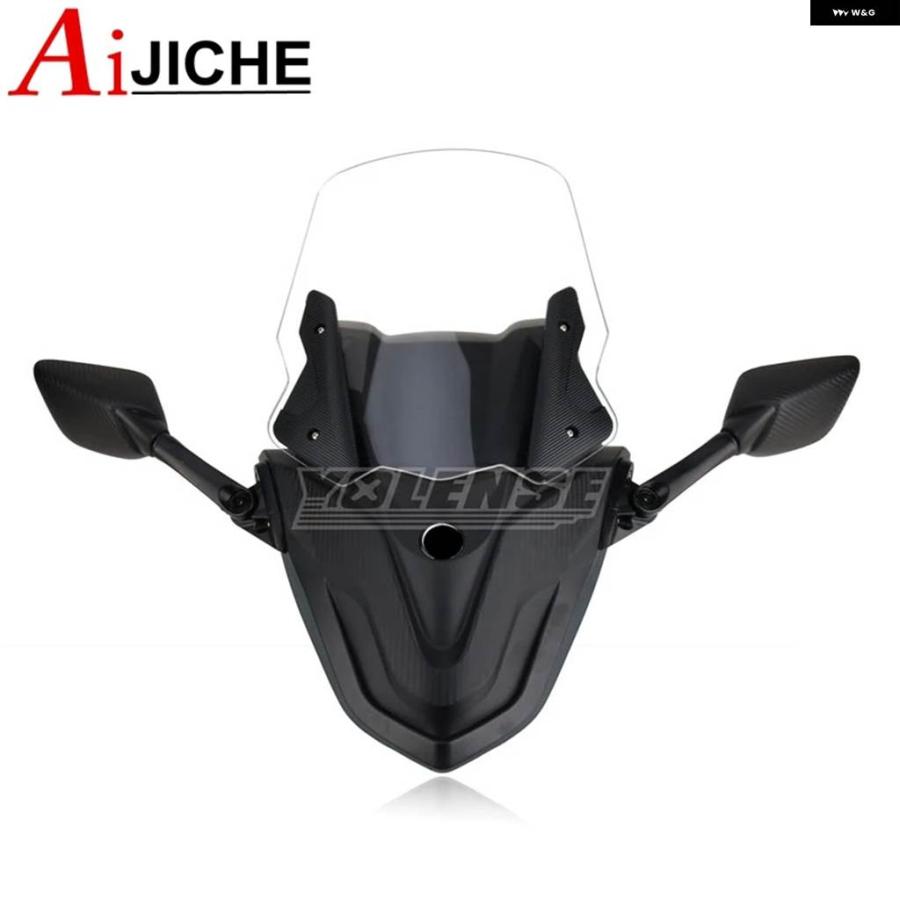 並行輸入品 バイク ウインドスクリーン フロントマスク パネル バック