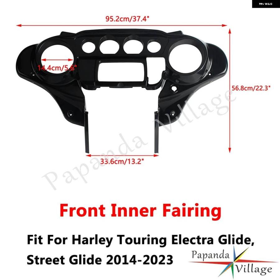 ブランド登録なし - 並行輸入品 ハーレー ツーリング エレクトラ グライド 表どおり グライド FLHX FLHXS 14-2023 自動二輪車 ゲージ ハウジング 河馬