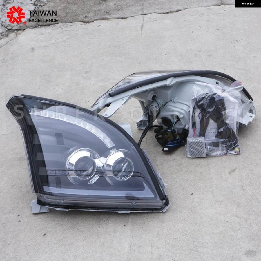 並行輸入品 EAGLE EYES 2個セット トヨタ プラド 2003-2009年式用 LEDライト 全シリーズ対応 デイタイム ランニングライト_4