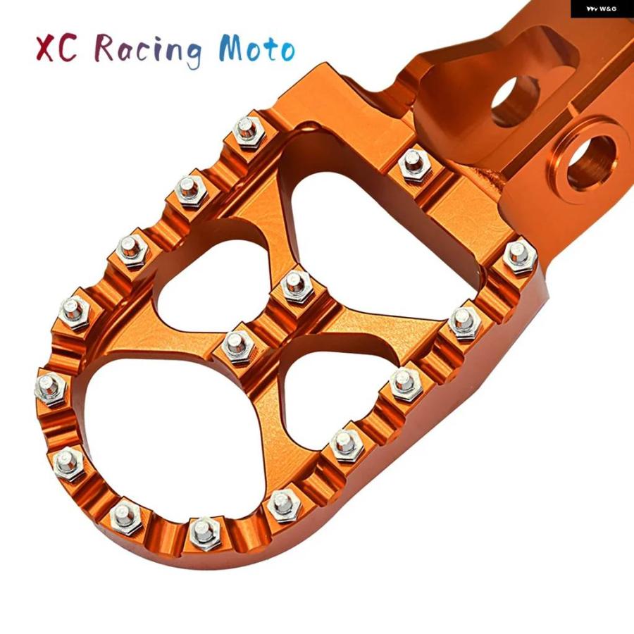 ブランド登録なし - 並行輸入品 自動二輪車 2023 フットペグ ペダル KTM SX SXF EXC EXCF XC XCF 125 150 250 300 2017-2020 2021 2022用