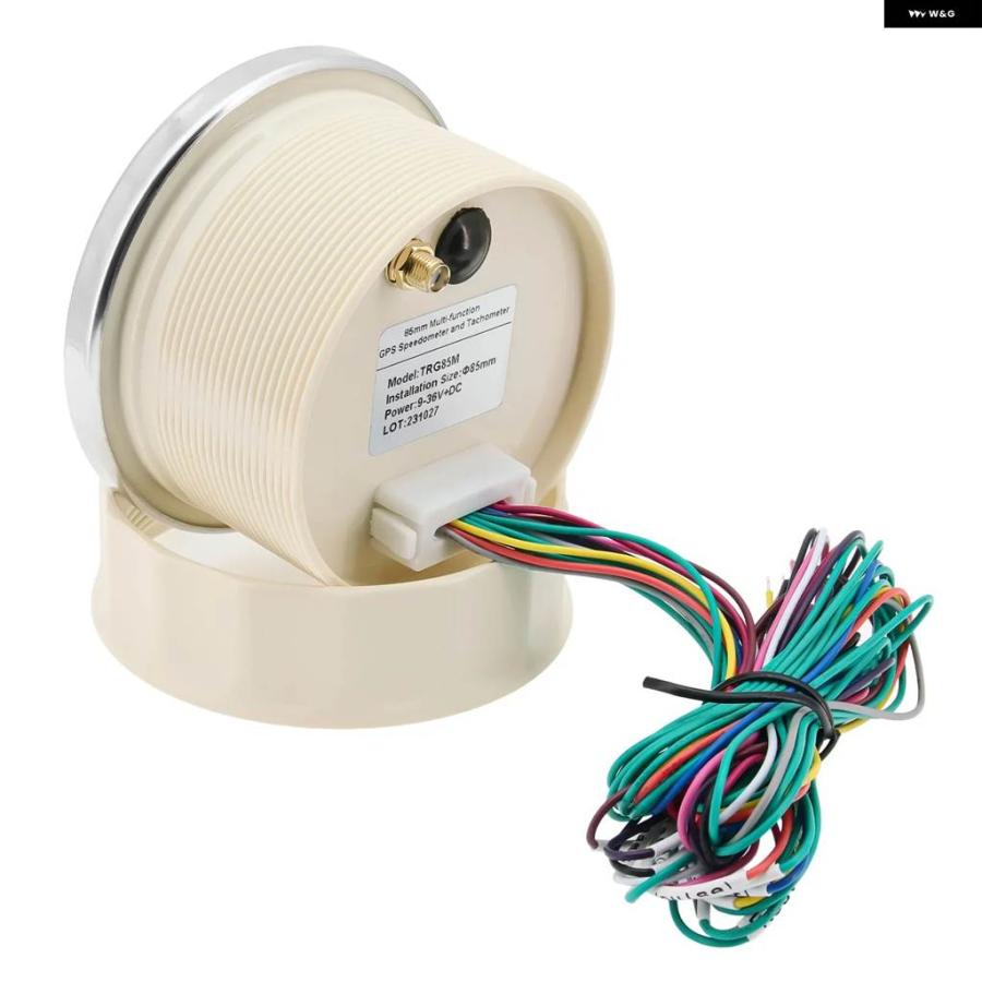 並行輸入品 85MM カーゲージ 12000RPM タコメーター GPS スピード メーター 燃料レベル 電圧計 ギア 299KMH MPH スピード メータ_6