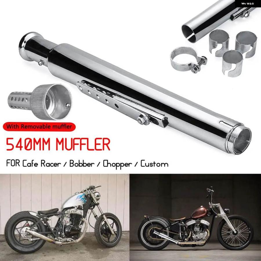SR400 マフラー 並行輸入品 バイク 用エキゾーストマフラー レトロ ヴィンテージ