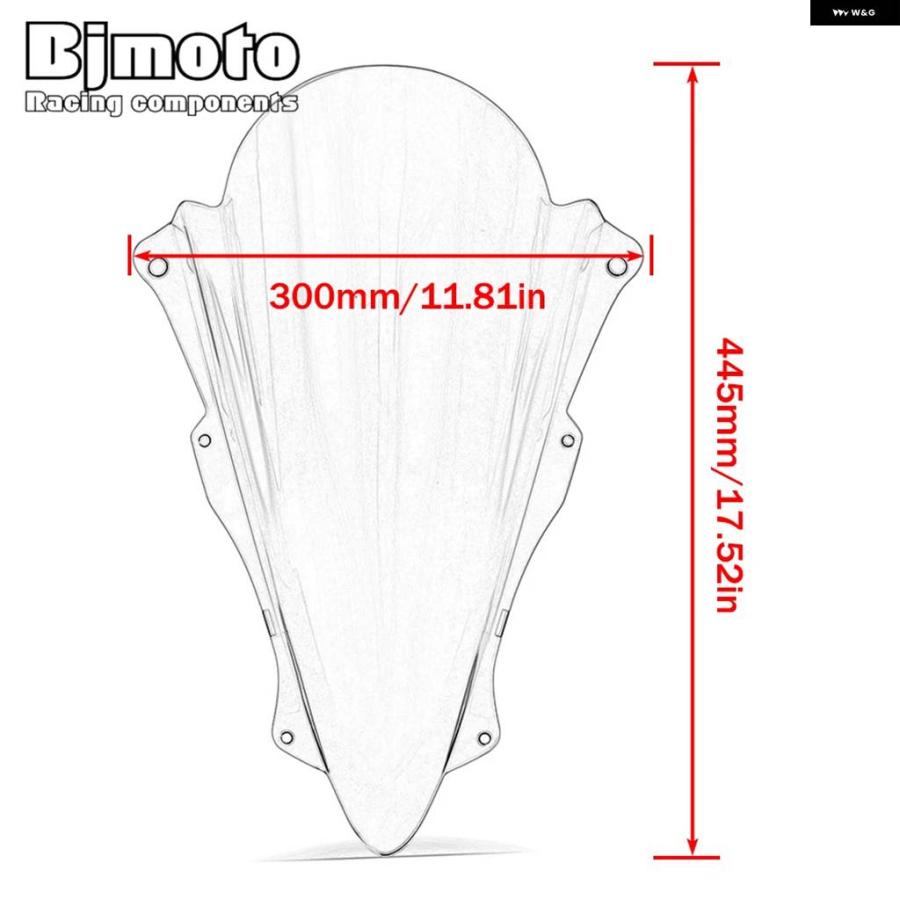 並行輸入品 ZX4R ZX25R ZX4RR ウインドシールド ウインドスクリーン