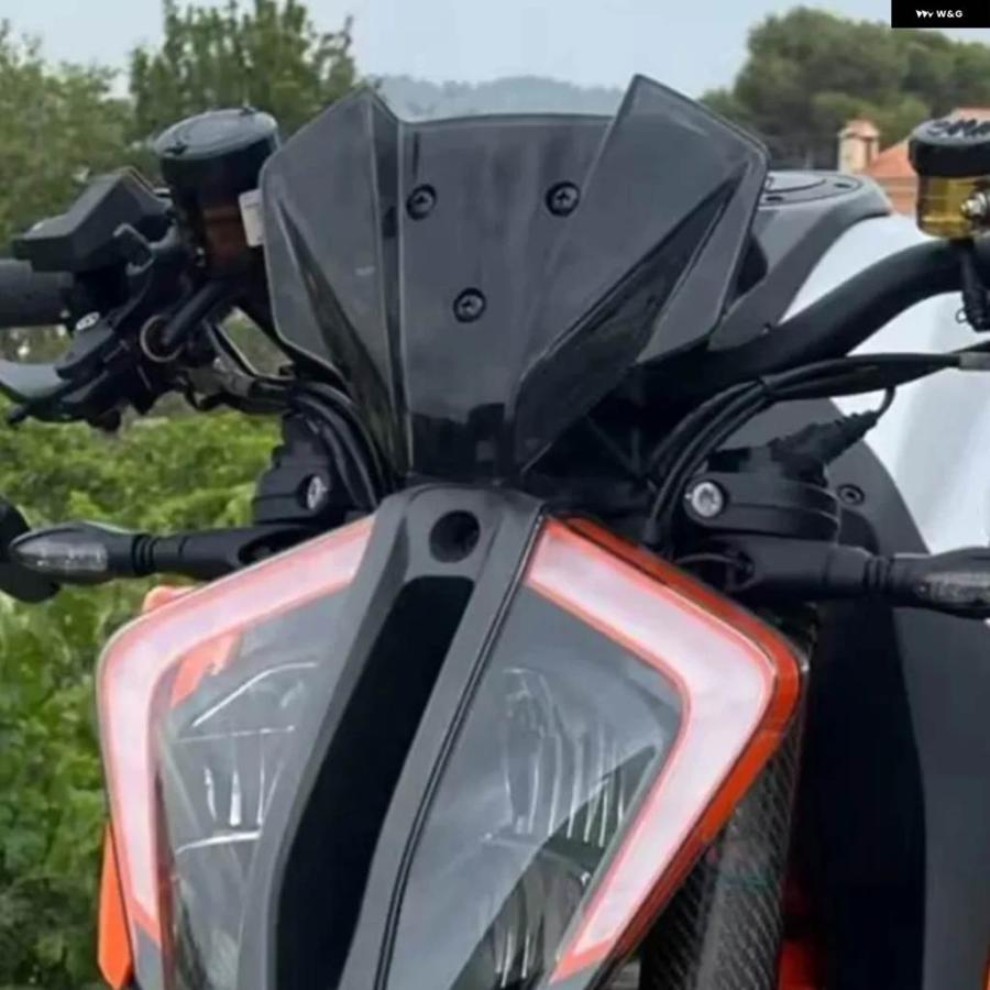 ブランド登録なし - 並行輸入品 KTM DUKE125 250 390DUKE 2024 2025 1290 SUPER DUKE R MY20 2020-2024 陳列箱遮蔽物 フロントウィンドデフレク