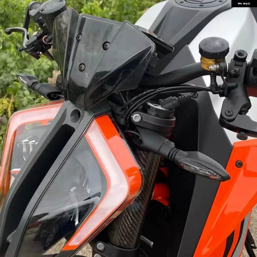 ブランド登録なし - 並行輸入品 KTM DUKE125 250 390DUKE 2024 2025 1290 SUPER DUKE R MY20 2020-2024 陳列箱遮蔽物 フロントウィンドデフレク