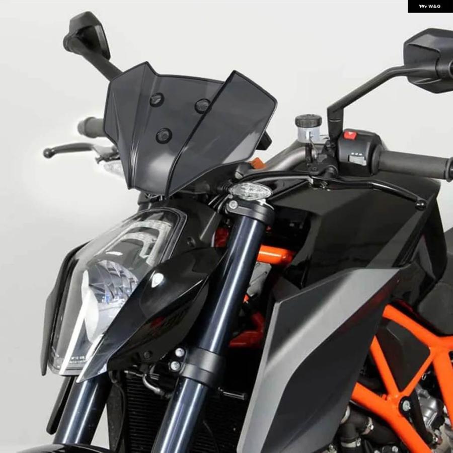 ブランド登録なし - 並行輸入品 KTM DUKE125 250 390DUKE 2024 2025 1290 SUPER DUKE R MY20 2020-2024 陳列箱遮蔽物 フロントウィンドデフレク
