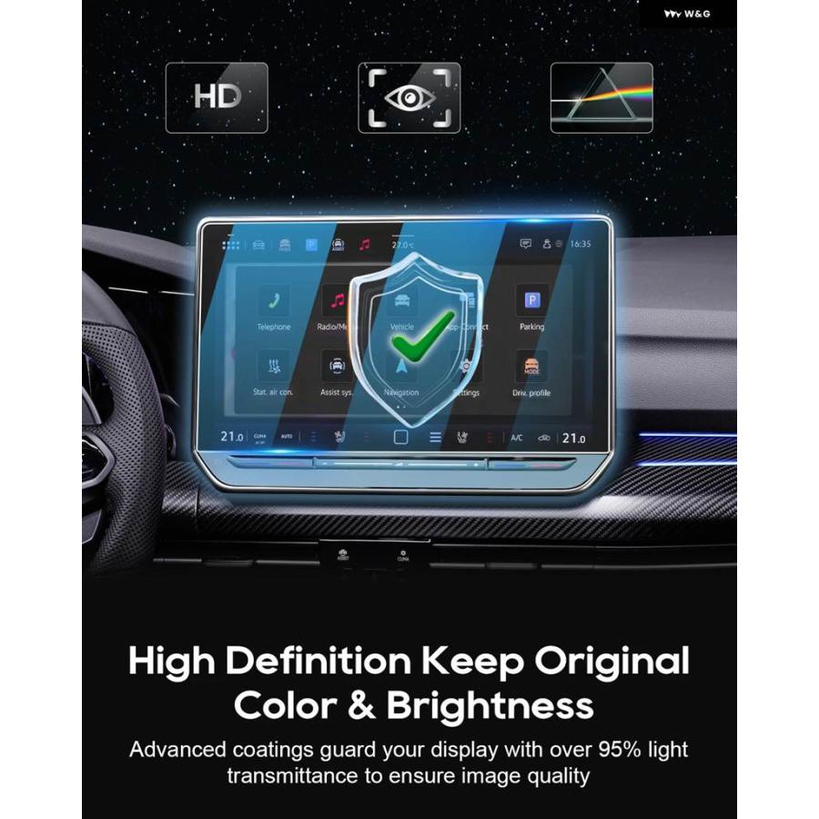 並行輸入品 ナノスクリーン プロテクター VW ゴルフ 8.5 MK8.5 2024 - 2026 12.9インチ カー | ブランド登録なし | 05