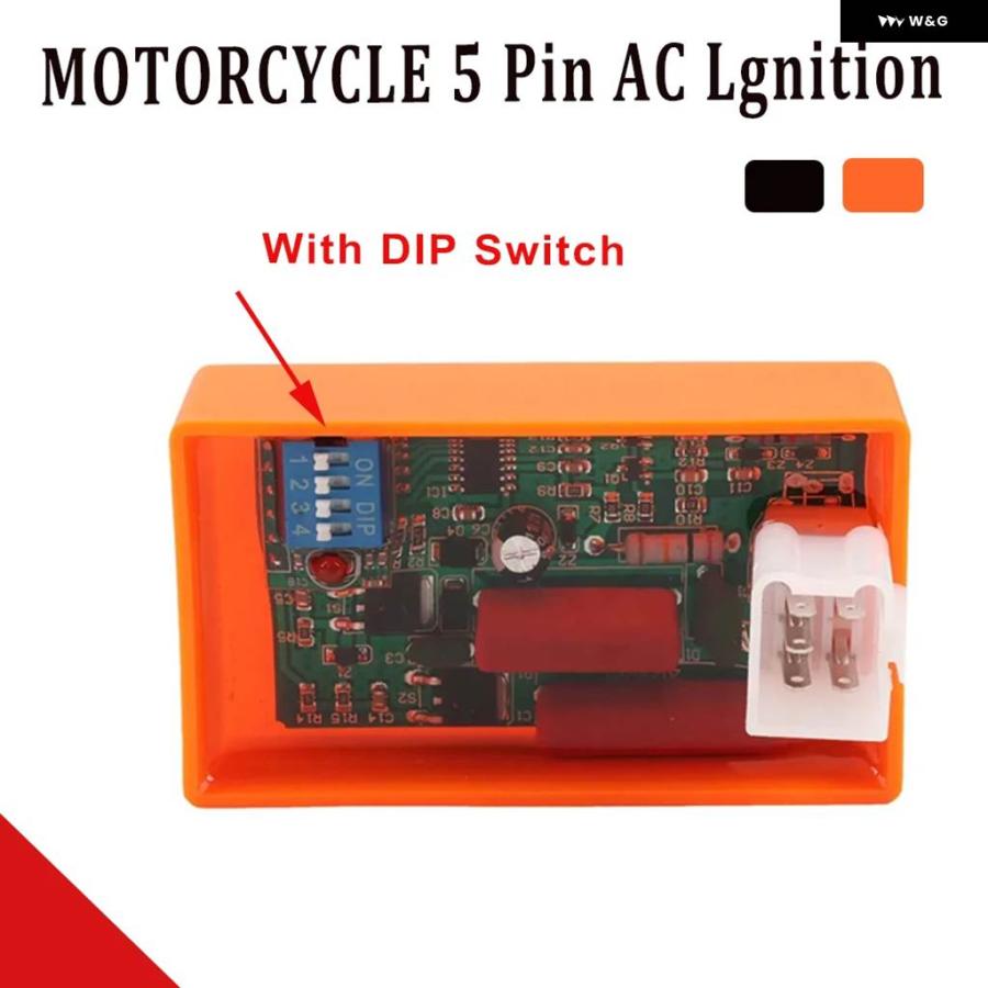 並行輸入品 バイク イグニッション AC 5ピンCDI DIPスイッチ付き MINI TR50F TR100F DAFR | ブランド登録なし