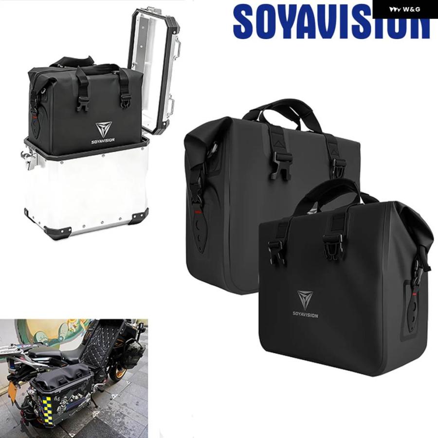 並行輸入品 バイク サイドケースインナーバッグ 左右モーターラゲッジパニエインナーバッグ BMW R1200GS R12_3