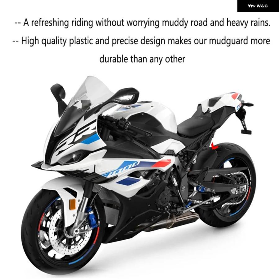 並行輸入品 オートバイ リアフェンダー BMW S1000RR S1000R ホイール マッドガード エクステンダーエク_3
