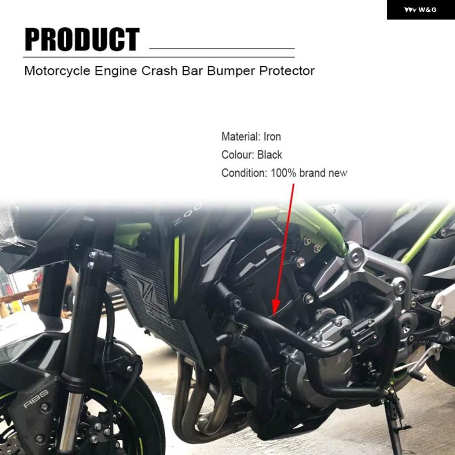 並行輸入品 カワサキ Z900 オートバイ エンジン クラッシュ バー ガード プロテクター バンパー スタントケージ_6