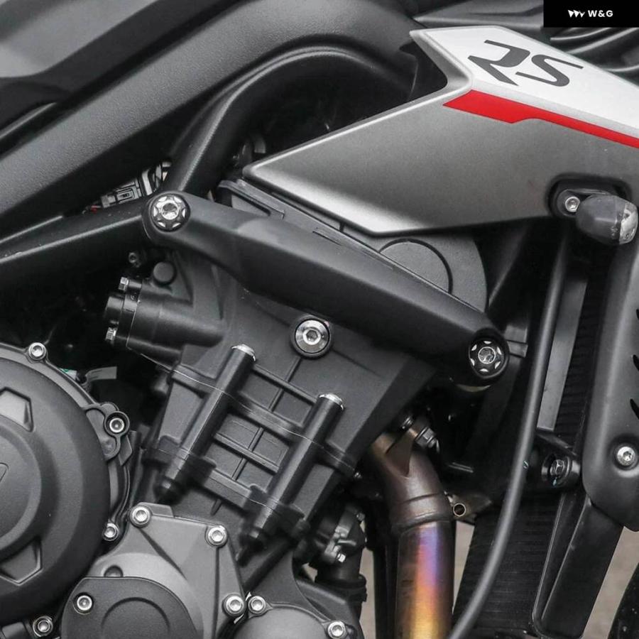 並行輸入品 バイク フレーム スライダー 落下防止 クラッシュ プロテクター エンジン SPEED TRIPLE 120