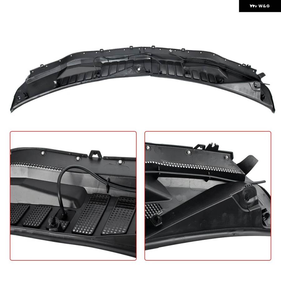 並行輸入品 1ペア フロントガラス ワイパー カウル パネル グリル 2017-2022 スーパーデューティ F250 | ブランド登録なし | 03