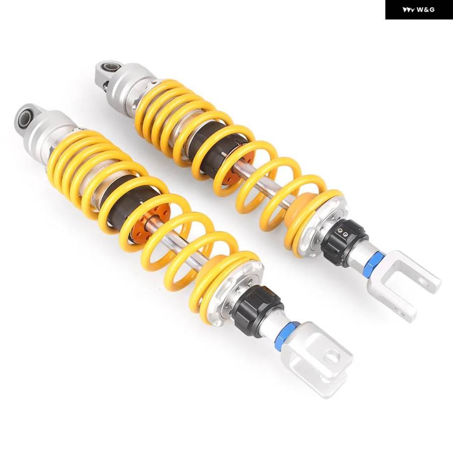 並行輸入品 ゴールド 370MM オートバイ リアショック アブソーバー クレビスサスペンション ホンダ DEA LIM_2