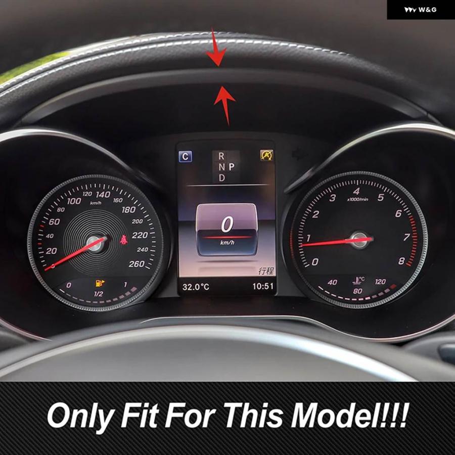 並行輸入品 ステンレス ダッシュボード デコレーションストリップ メルセデス ベンツ C クラス W205 GLC X2 | ブランド登録なし | 04