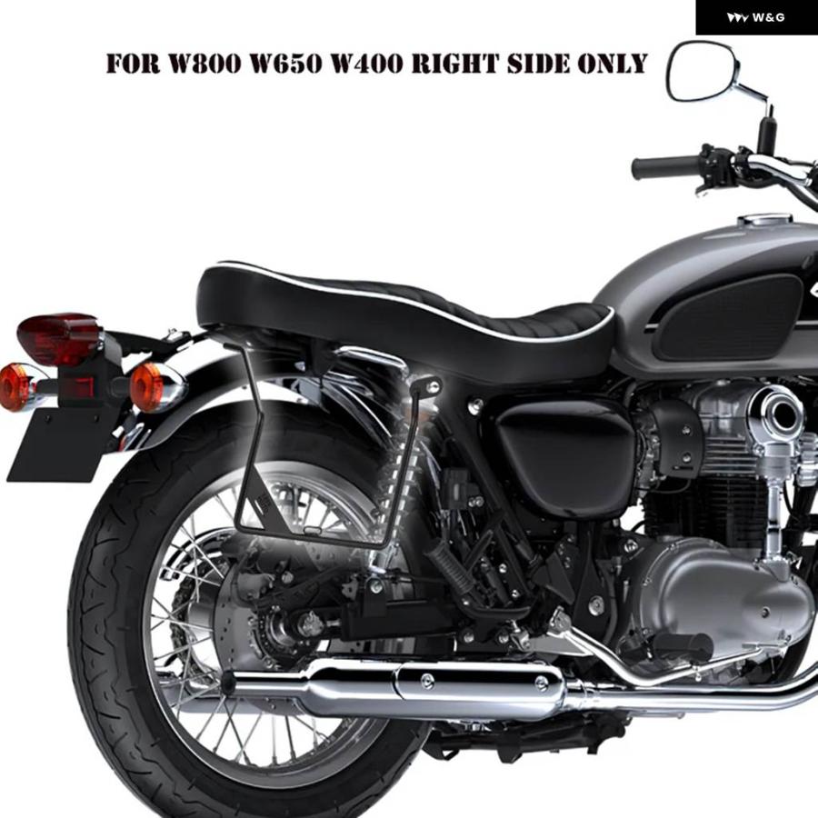 並行輸入品 カワサキ W800 W400 W600 キャリア バイク サイドラック