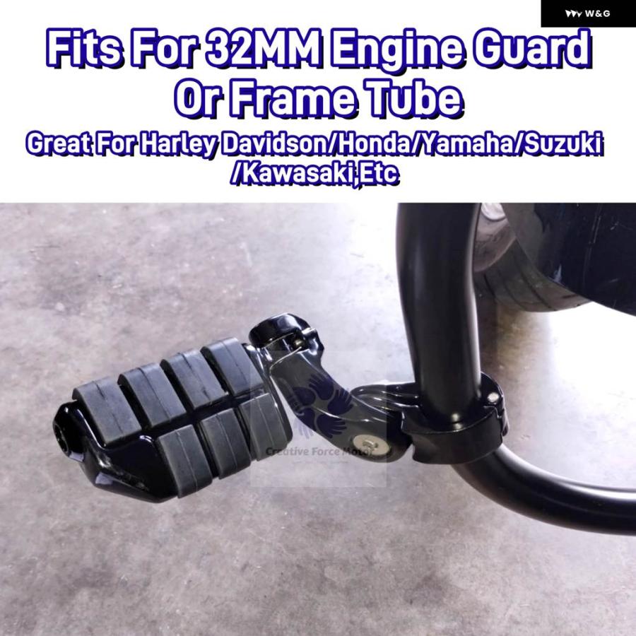 並行輸入品 32MM ペグ マウント キット フットペグ オートバイ フットレスト ハーレー ホンダ ダビッドソン ツー_6