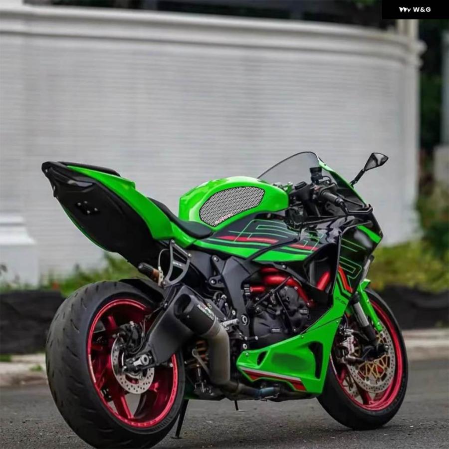 並行輸入品 カワサキ ZX-6R 2024 オートバイ タンク パッド 滑り止め
