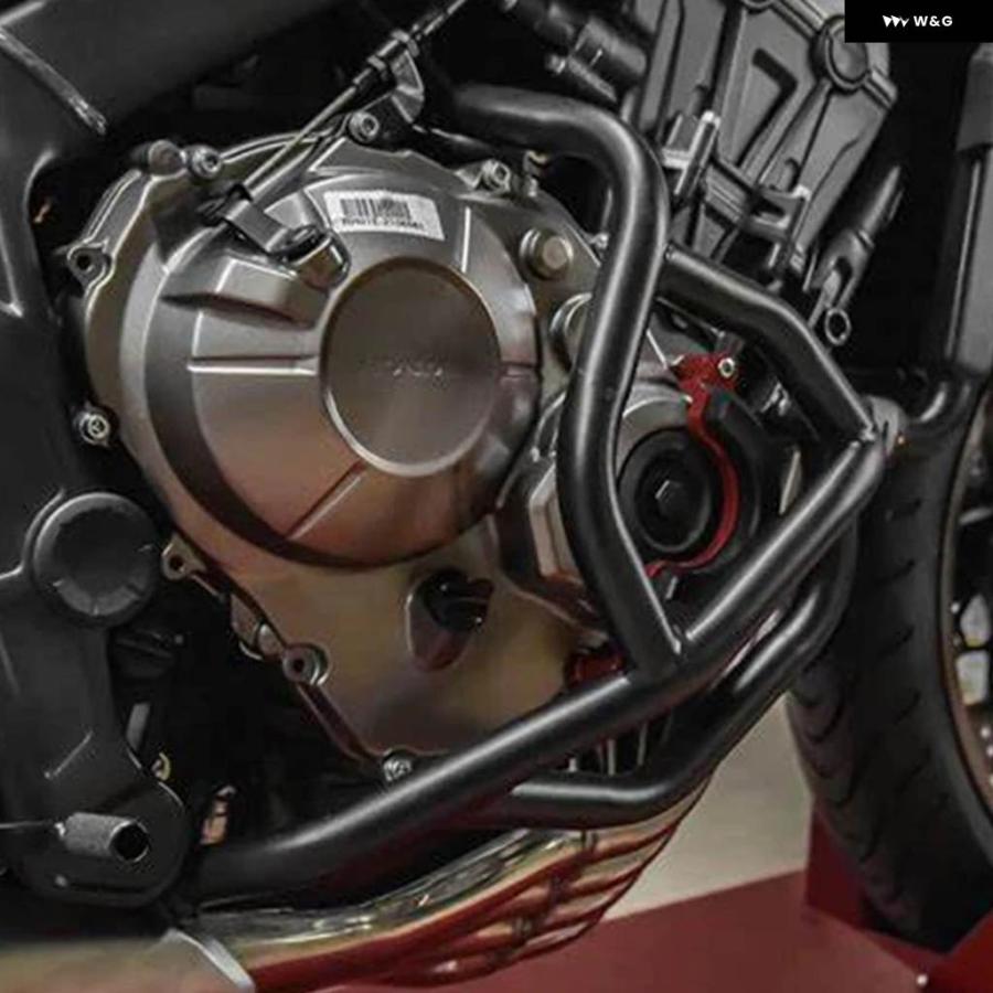 並行輸入品 ホンダ CB650R ネオスポーツカフェ ABS 2019-2023 バイク エンジン ガード クラッシュ