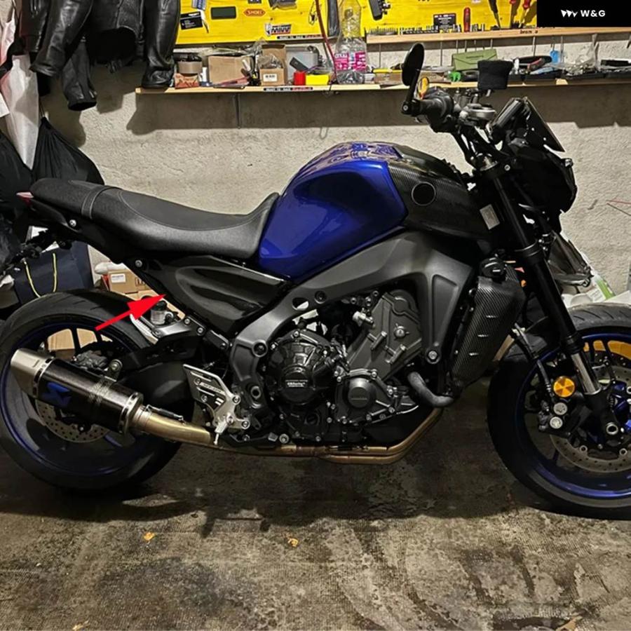 並行輸入品 フレーム カバー インフィルサイド パネル ヤマハ MT09 FZ09 2021 - 23 / FZ FZ-