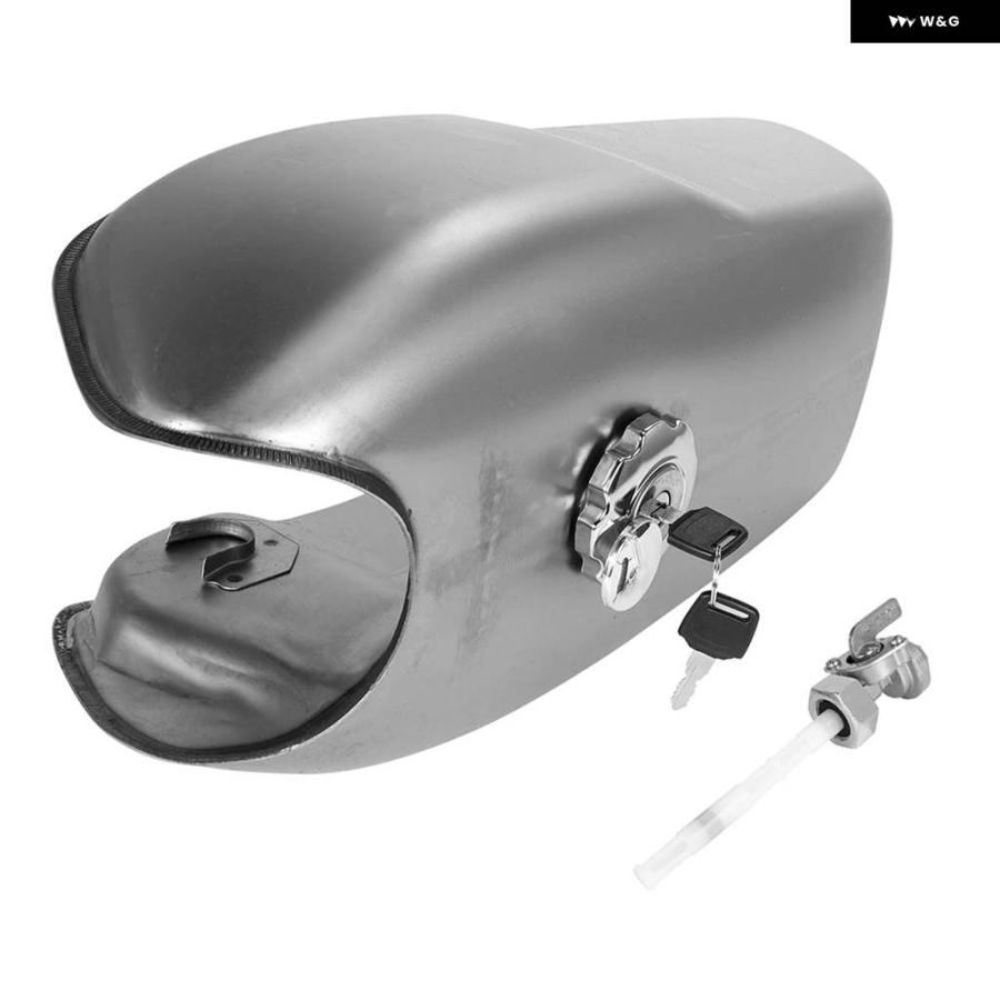 並行輸入品 レトロ 9L オートバイ 燃料タンク 燃料 タンクキャップ スイッチ付き 汎用 カスタム RD50 RD35