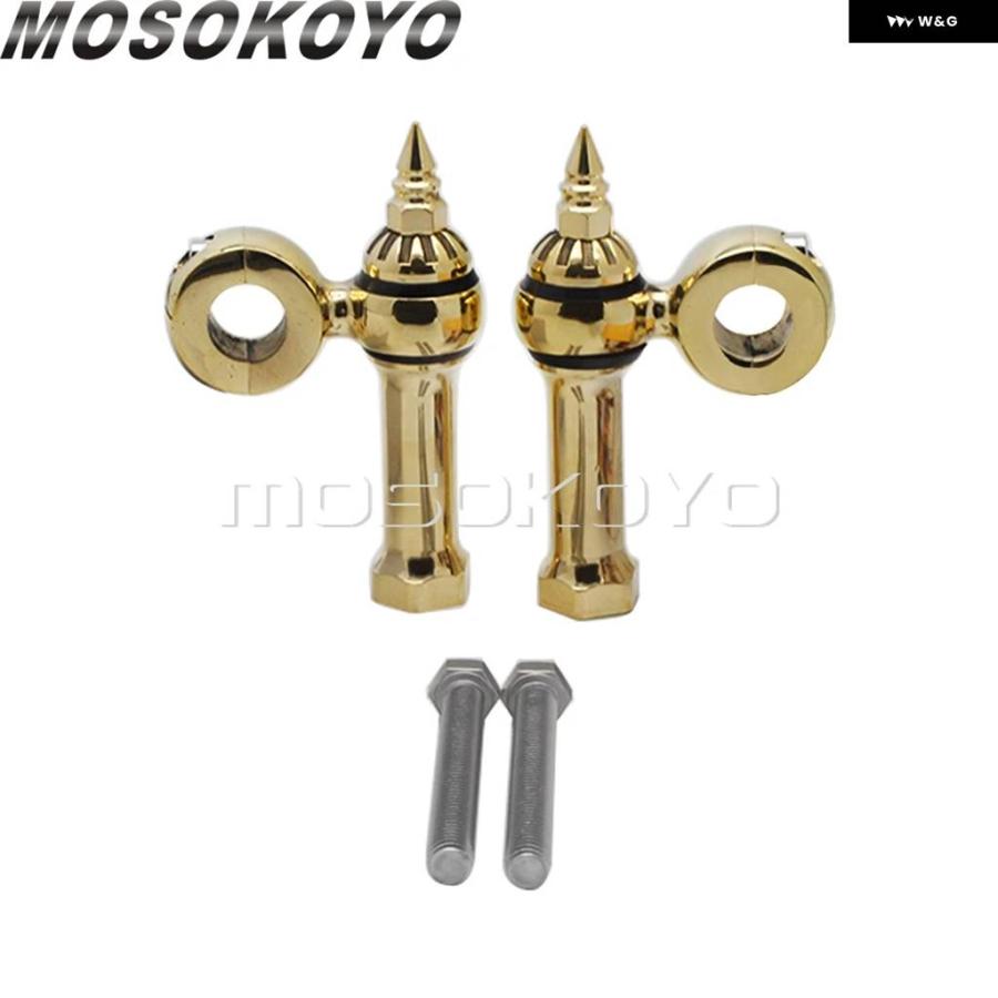 並行輸入品 カフェレーサー ハンドルバー ライザー 22MM オフセット ドッグボーン レトロライザー ハーレー ハンド_6