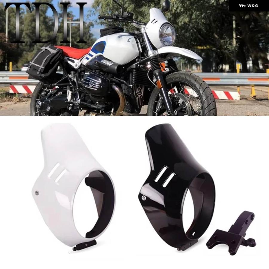 並行輸入品 BMW R NINETアーバンG/S スクランブラー2016-19 フロントライトマスクカウルカバー プロテ_7
