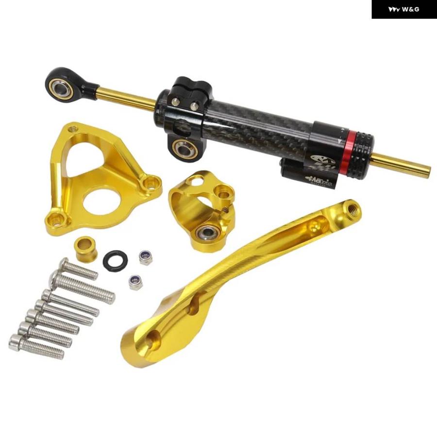 ブランド登録なし - 並行輸入品 ホンダ CBR650 RRステアリング ダンパー 安定器 マウント 鉤括弧 受け支える 一揃いの道具 カ