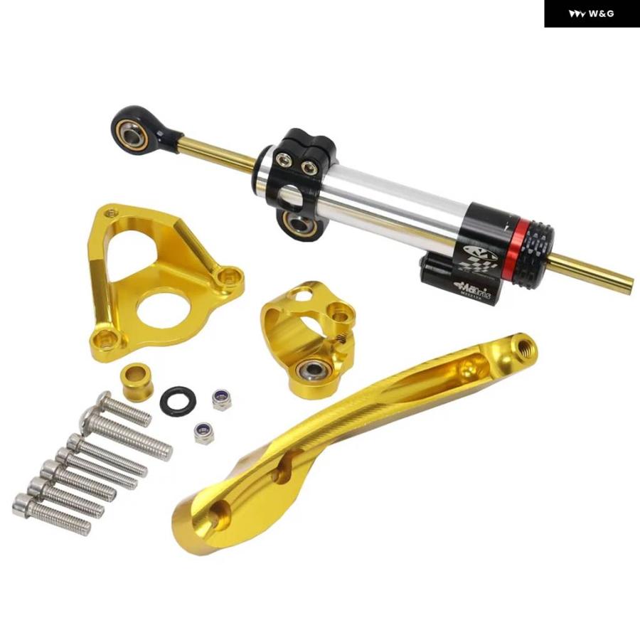 ブランド登録なし - 並行輸入品 ホンダ CBR650 RRステアリング ダンパー 安定器 マウント 鉤括弧 受け支える 一揃いの道具 カ