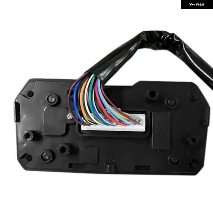並行輸入品LED 12000RPM 6速 オートバイ LCD デジタルスピード メーター バックライト オドメーター 2 4気筒メーターワイヤーなし_2