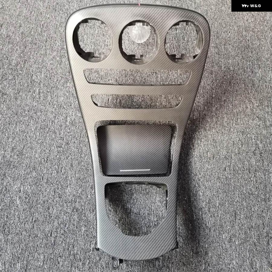並行輸入品 メルセデス ベンツ AMG C クラス W205 GLC X253 2015-2021 カーボン交換 スタイル カーセンター コンソール パネル 装飾 カバー