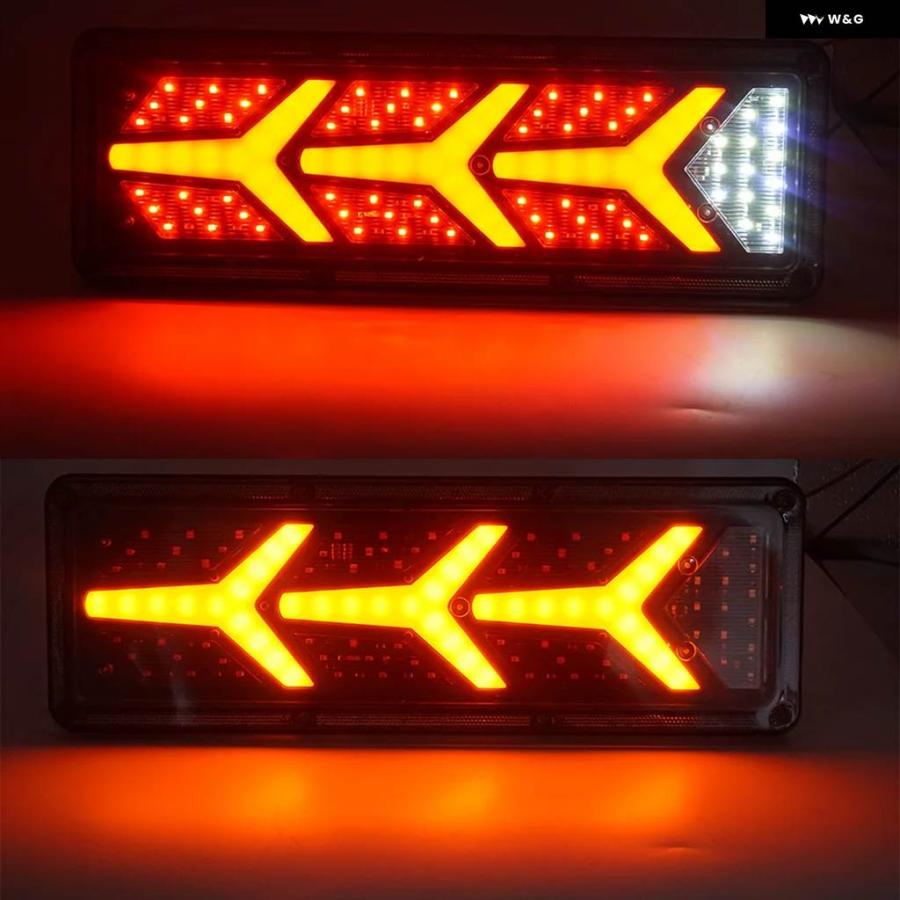 並行輸入品 2X12V/24V トラック LED リア テールライト トレーラー ハザード灯 トラック トレーラー キャバン ユート キャンパー フォグラ