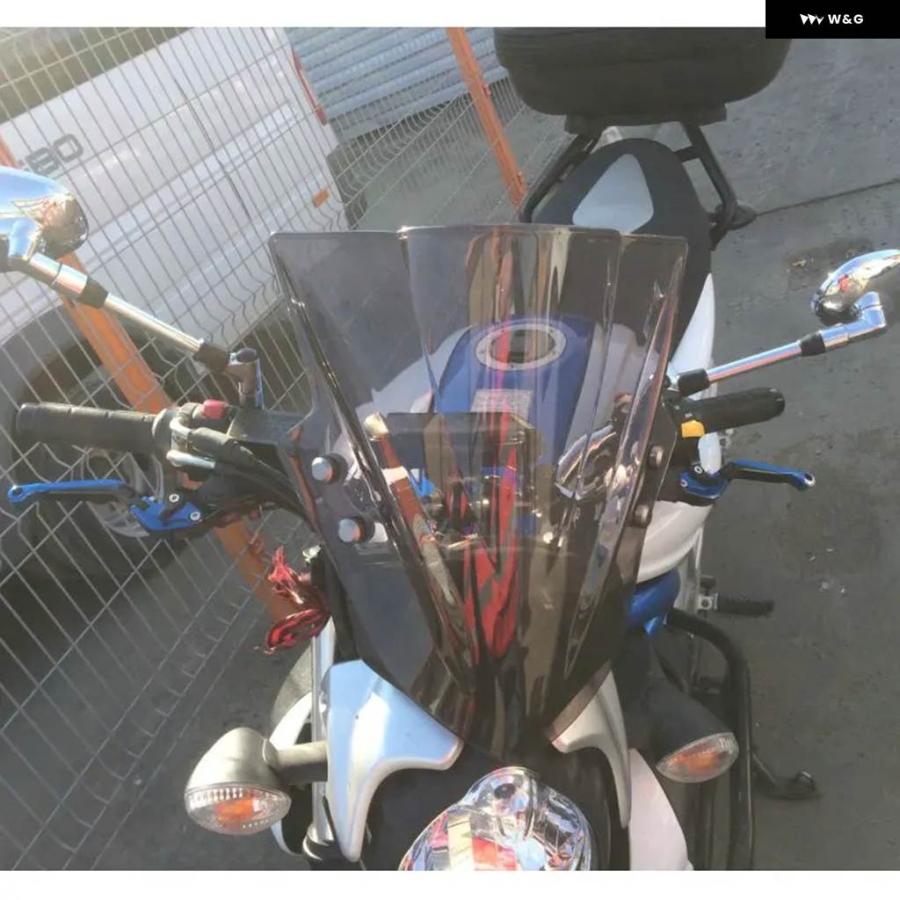 並行輸入品 フロントガラス スズキ GSR400 GSR600 GSR750 GSR 400 600 750 GSX1300 Bキングスクリーン フロントガラス ブラケット 7/8イン