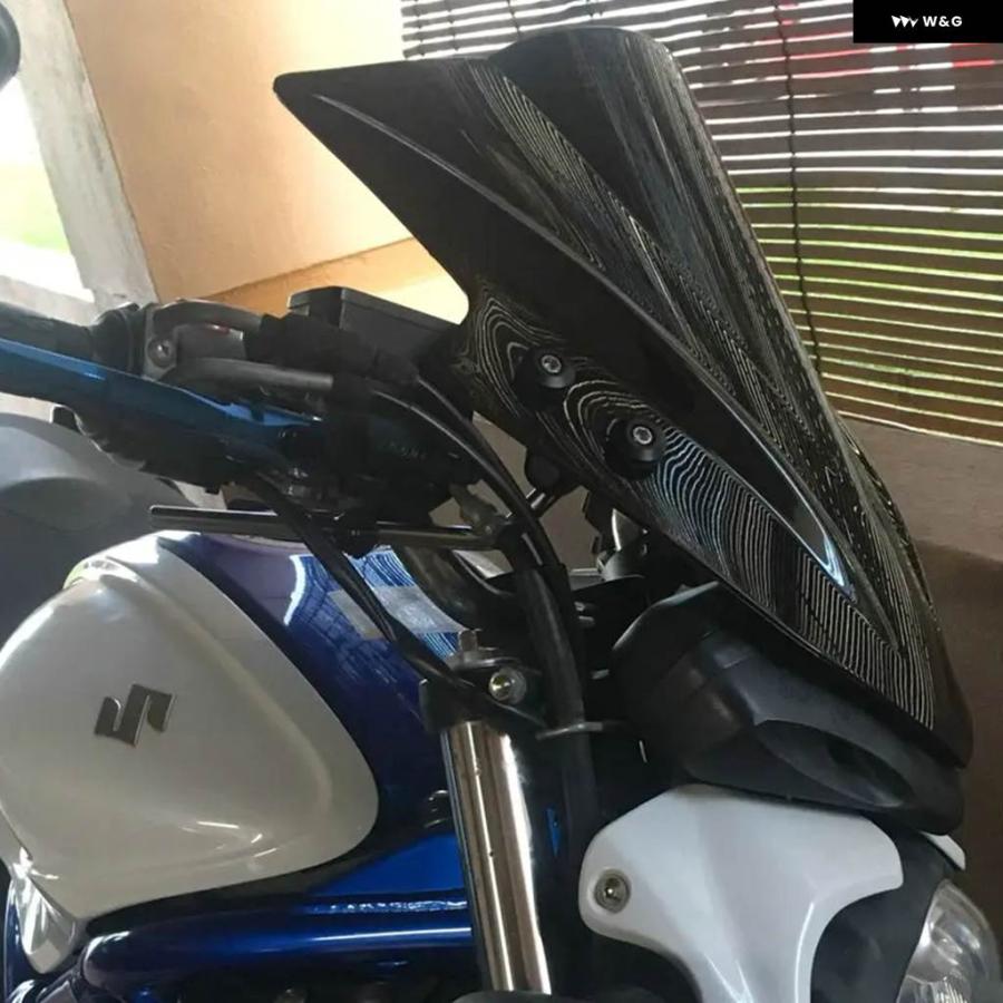 並行輸入品 フロントガラス スズキ GSR400 GSR600 GSR750 GSR 400 600 750 GSX1300 Bキングスクリーン フロントガラス ブラケット 7/8イン