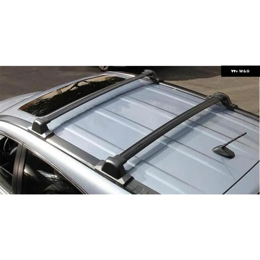 並行輸入品 クロスバールーフラック ホンダ CRV CR-V 2007-2011 ラゲッジラック キャリア トップバー レール ボックス