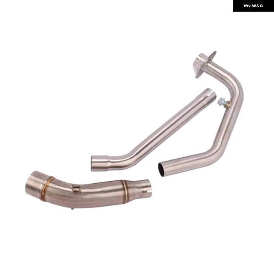 並行輸入品 スリップオン ホンダ CBR125 CBR125R CB125R CBR 125 2017 - 2021 バイクエキゾースト カスタムフロントリンク パイプ モトエス