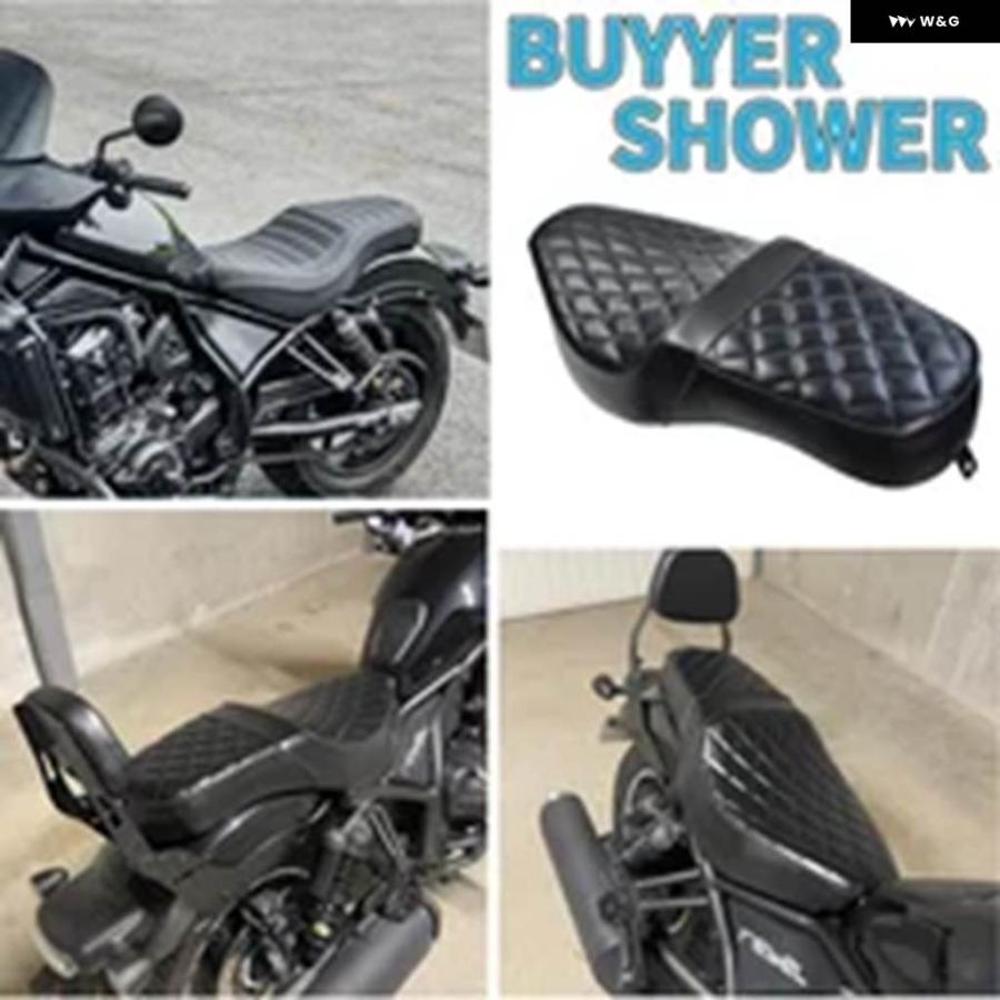 並行輸入品 ホンダ レブル CM 2021-2025 CMX1100 ワンピースシート クッション フロントドライバー リアパッセンジャーシートカ_5