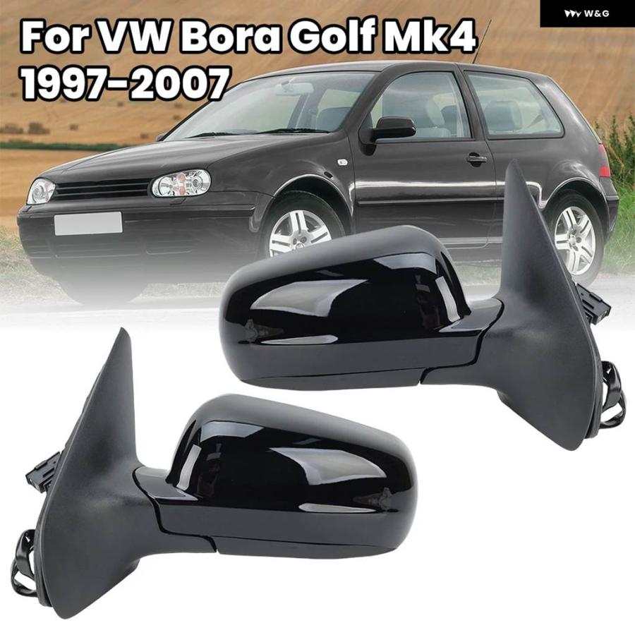 並行輸入品 フォルクスワーゲン ゴルフ MK4 1997-2007 ブルーレンズ ヒーターウィングミラー カー用 5ピン ドアサイドミラー