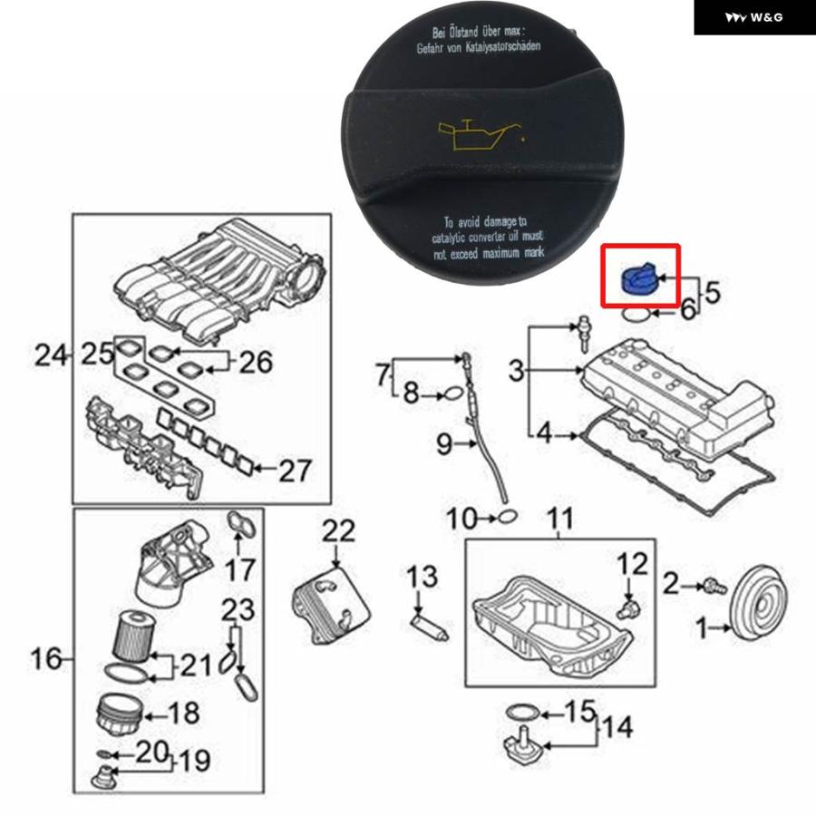 並行輸入品 アウディ A1 A2 A3 A4 A6 A8 Q7 クーペ 50 80 100 200 クワトロ TT RS2 RS3 RS6 RSQ3 S6 TTRS V8 エンジン オイル フ | ブランド登録なし | 03