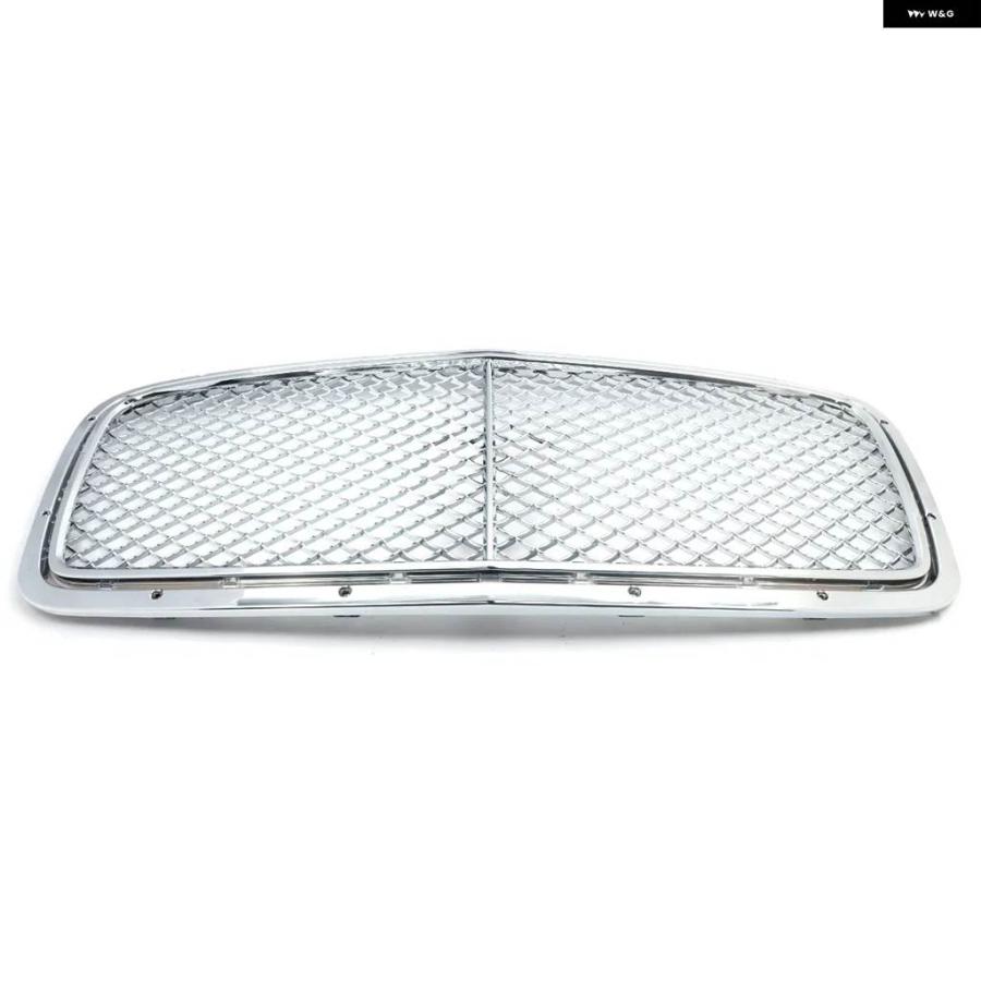 【並行輸入品】センター グリル ベントレー フライングスパー W12 V8 セダン 4ドア フロント バンパー アッパー グリル クローム 2013-2019 ハニカム グリル | ブランド登録なし | 04