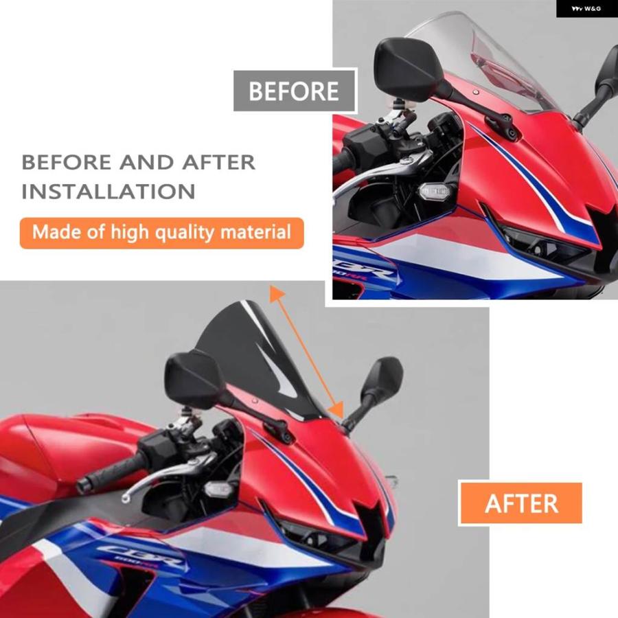 並行輸入品オートバイ フロントガラス ホンダ CBR600RR 2024 2025 ウィンド ディフレクター フロントスポイラー ウィンドスクリーン