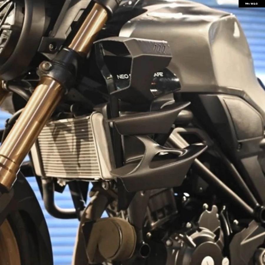 並行輸入品オートバイ ウィングレット フロントスポイラー スタビライザー ホンダ CB300R 2019-2025 2024 装飾 サイド フェアリング ウィングレット